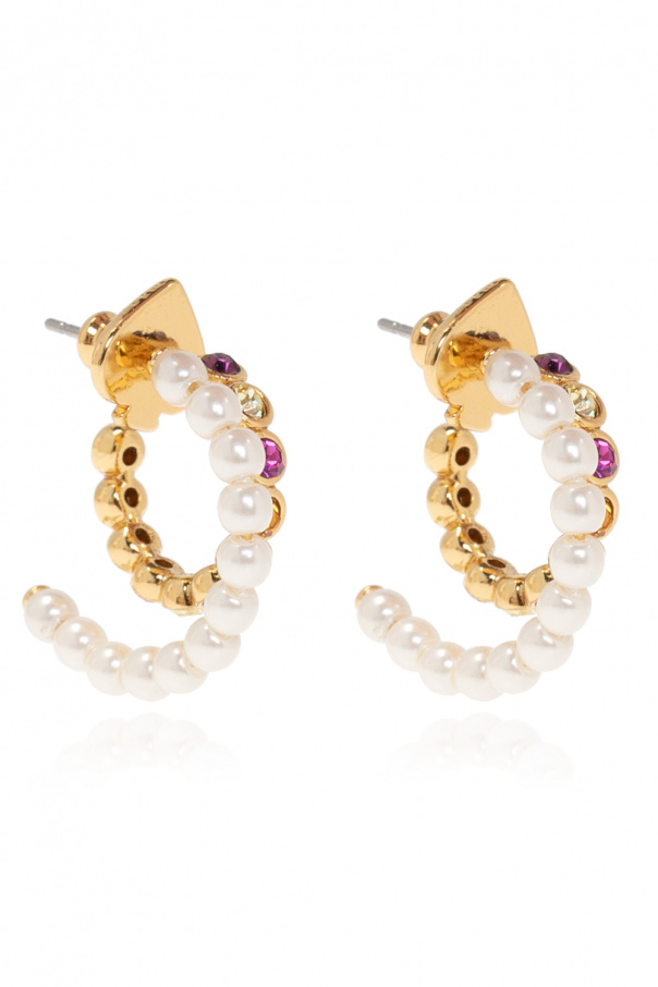 Kate spade online double pearl earrings